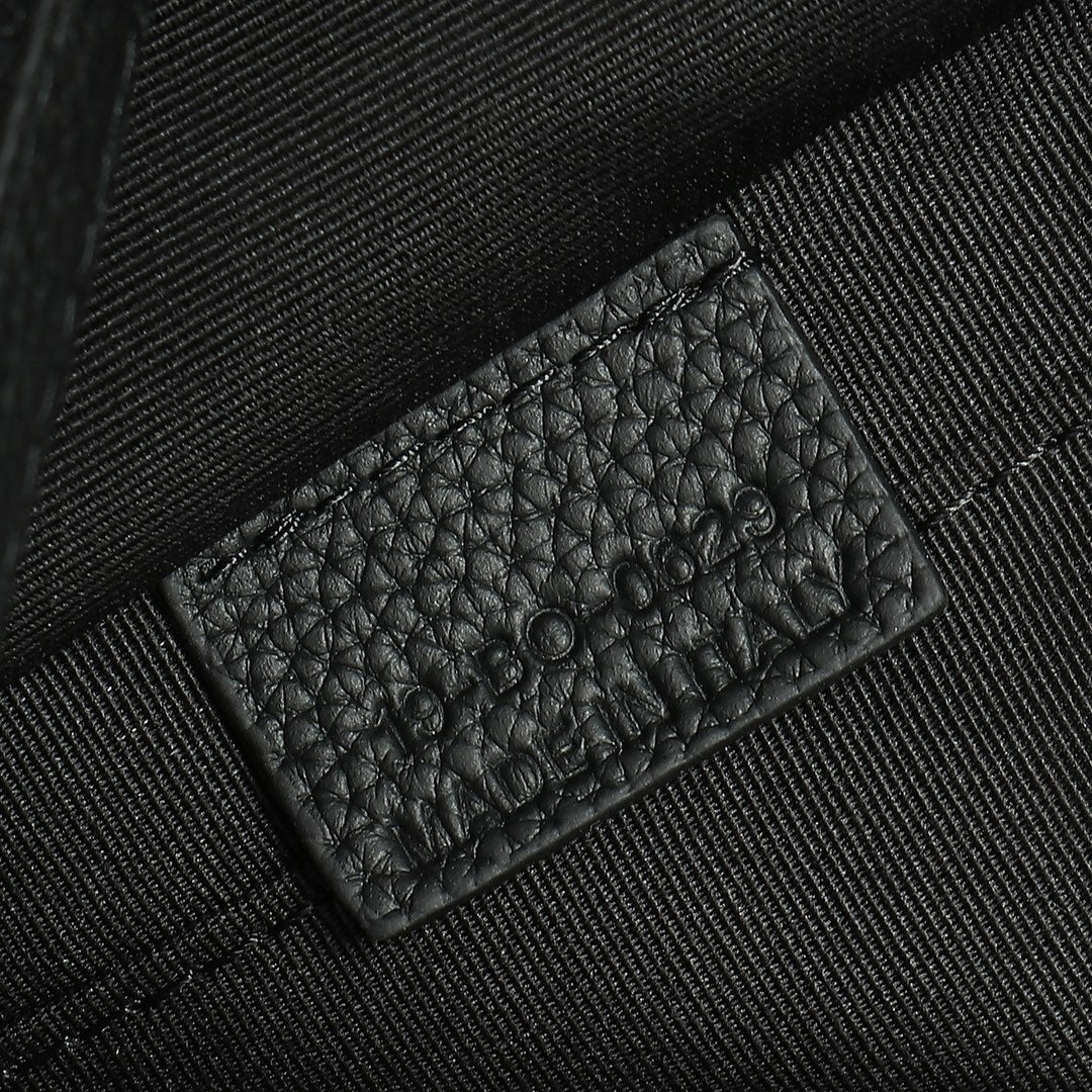 East-West Oblique Jacquard Tote Men Bag