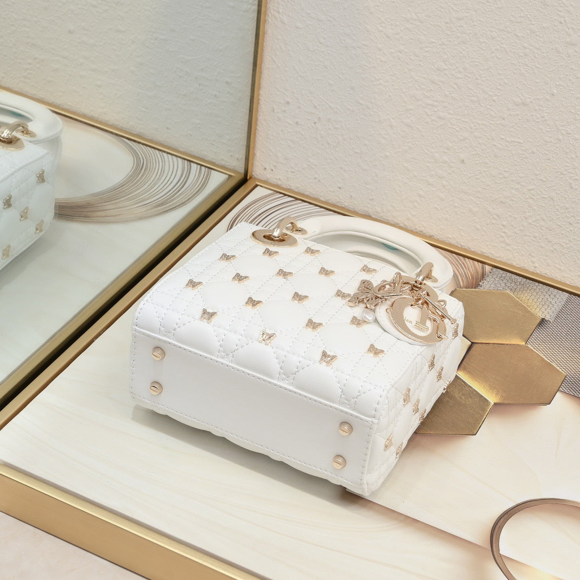 Butterfly Studs Lady Women Bag