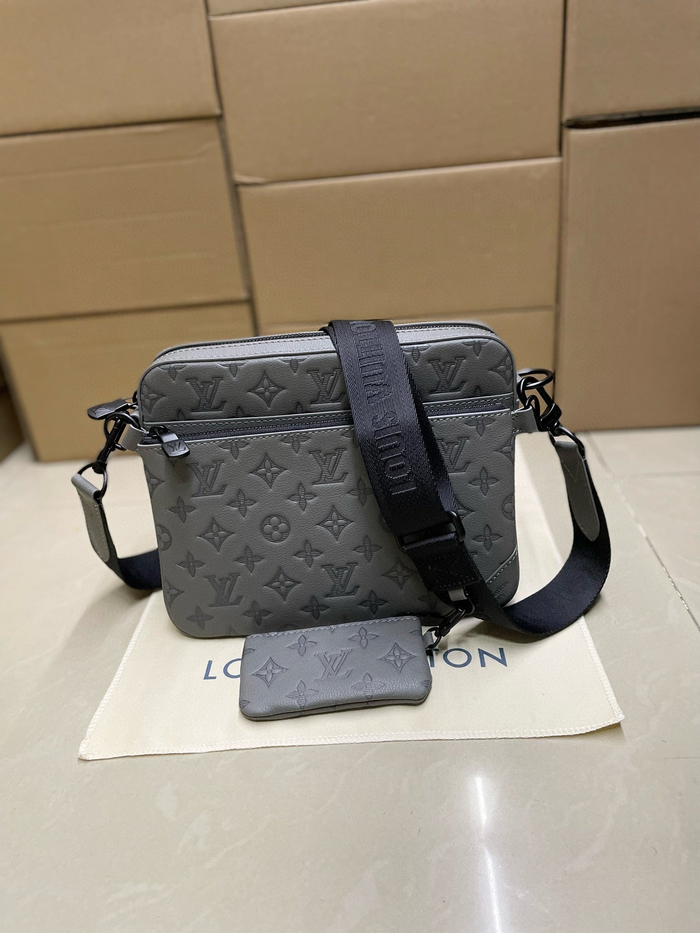 Men Trio Messenger Bag