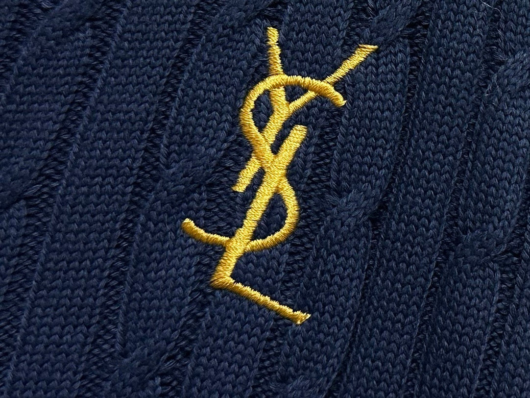 Blue Cardigan Women Sweater