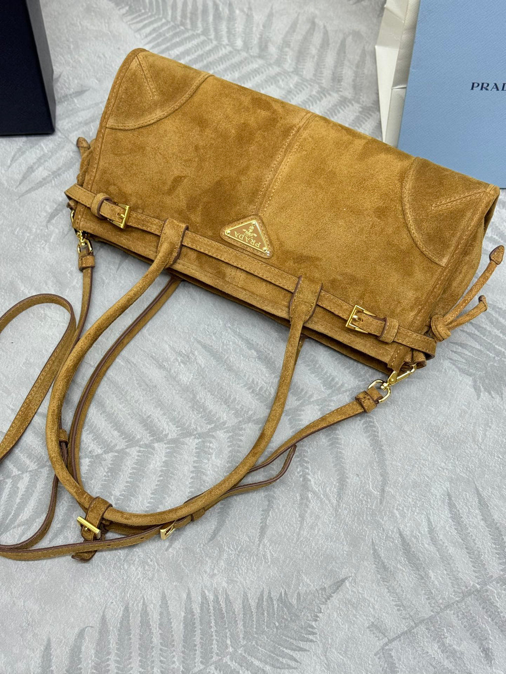 Brown Bonnie Suede Women Bag