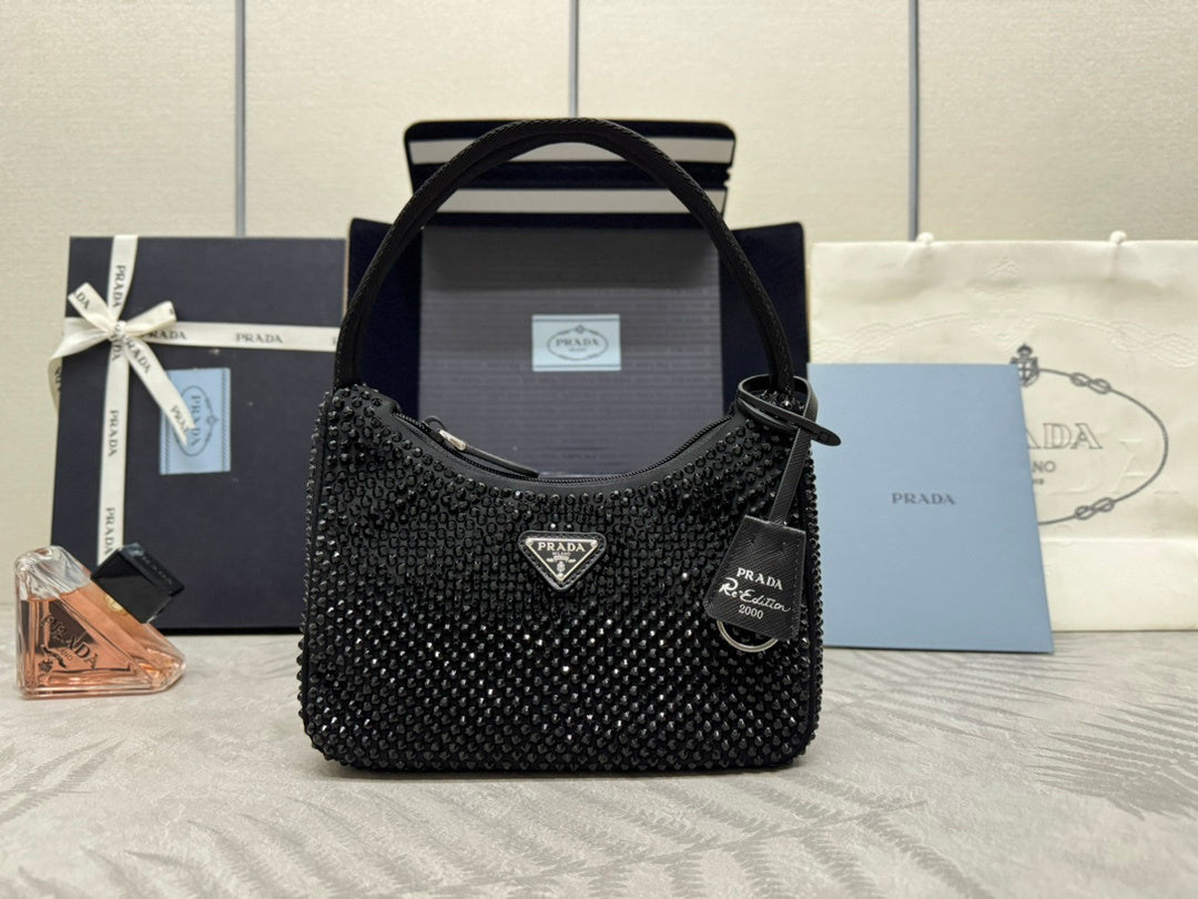 Black Re – Edition 2005 Diamond Women Bag