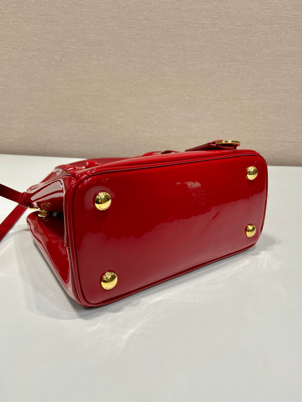 Red Galleria Patent Leather Women Bag