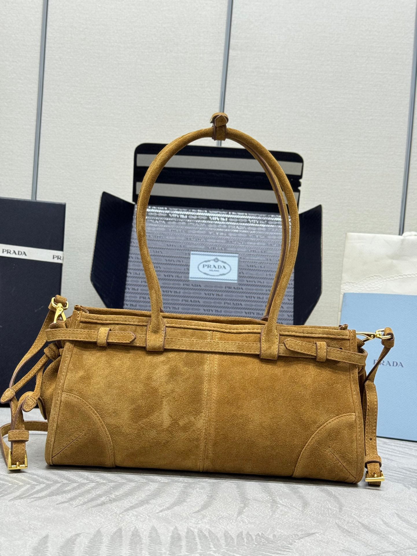 Brown Bonnie Suede Women Bag