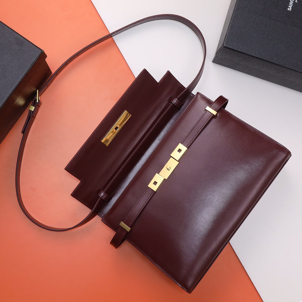 Burgundy Manhattan Women Bag