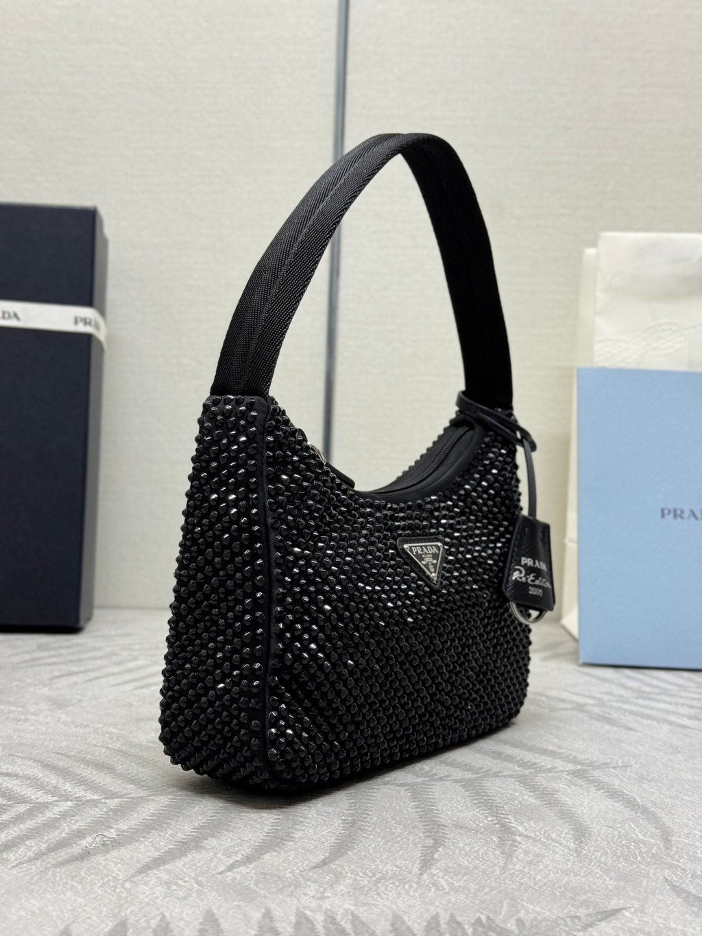 Black Re – Edition 2005 Diamond Women Bag