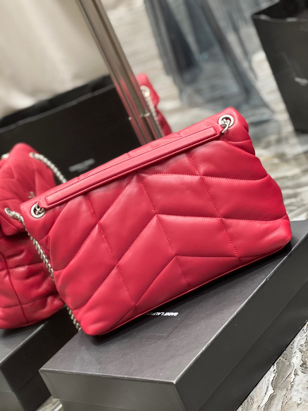 Pink Monogram Puffer Women Bag