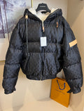 Black Monogram Down Women Jacket