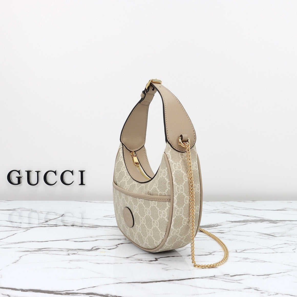 Ophidia Half-Moon-Shaped Mini Women Bag