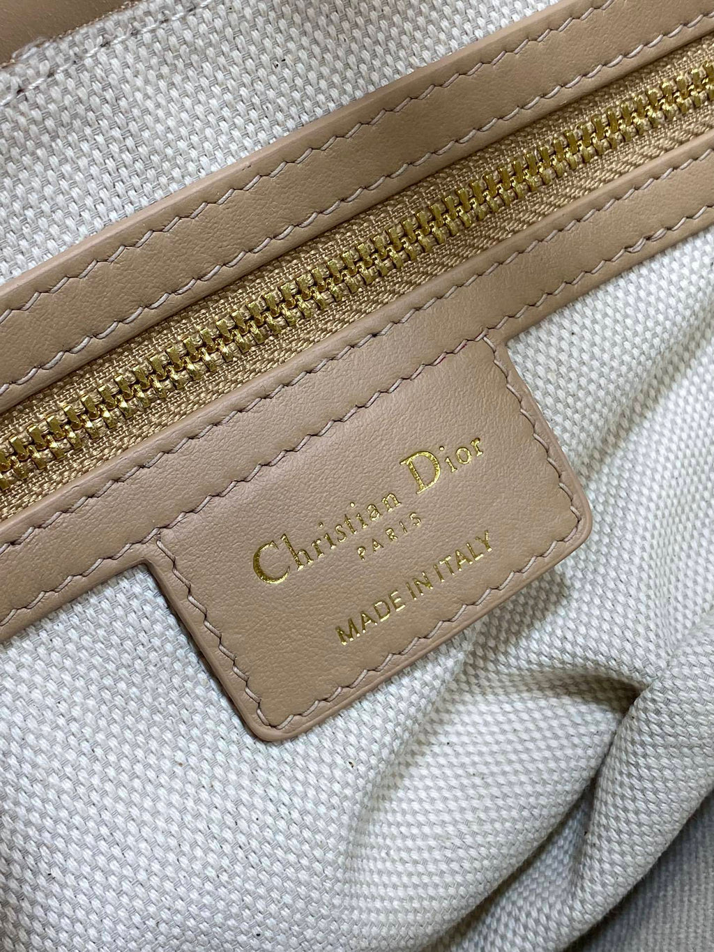 Beige Saddle Women Bag