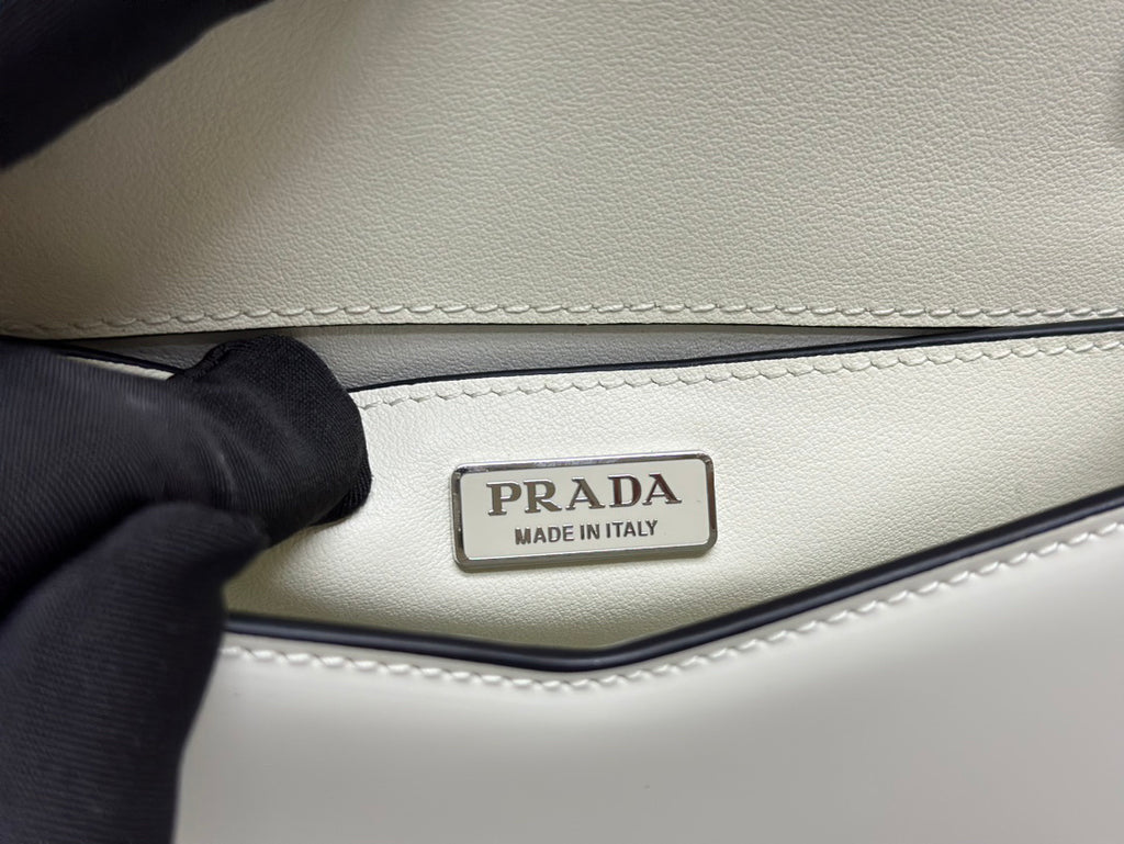 White Triangle Crossbody Women Bag