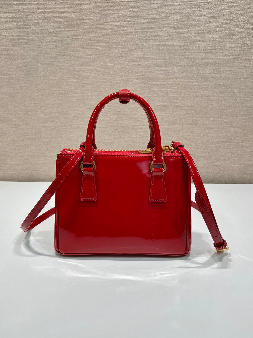 Red Galleria Patent Leather Women Bag