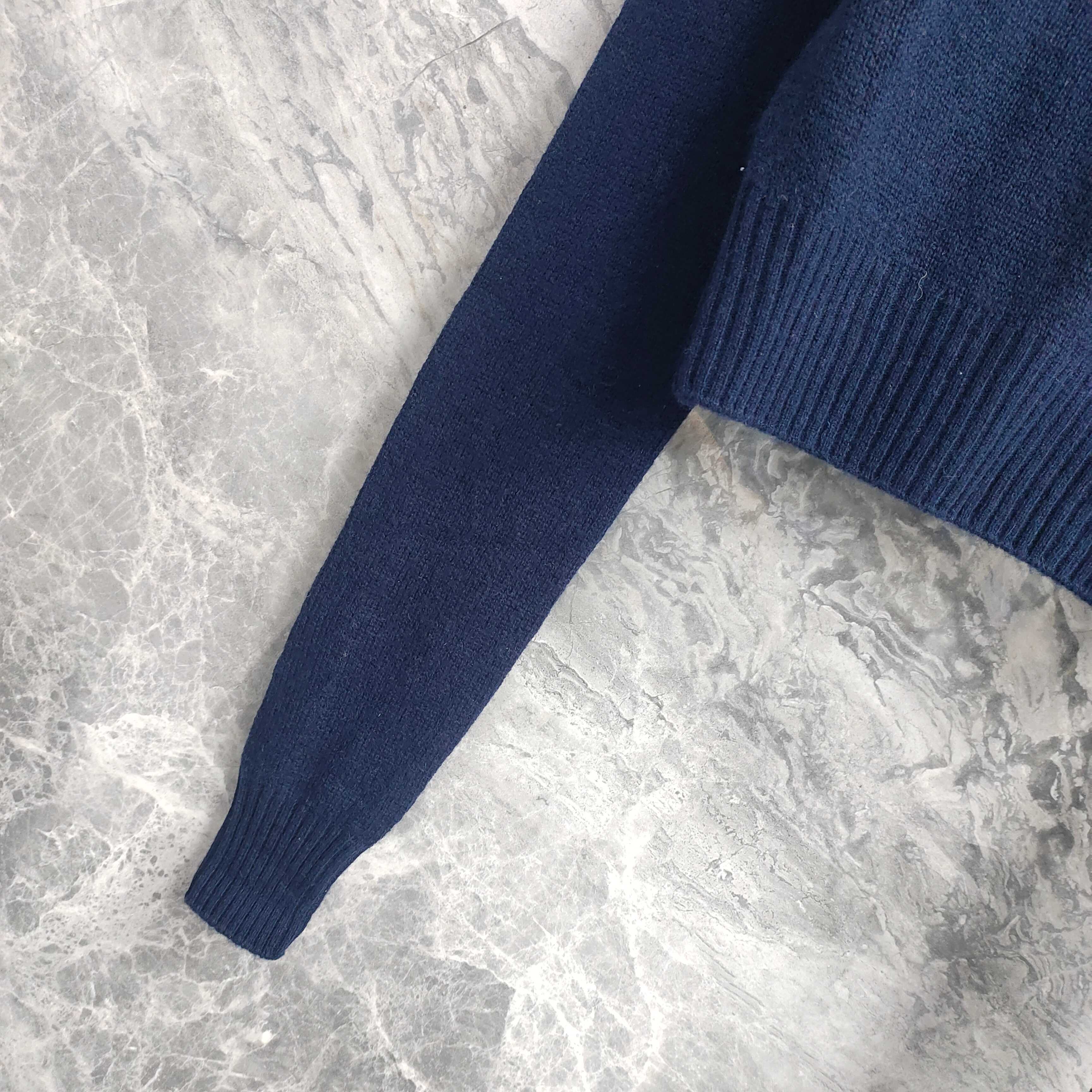 Blue Crop Women Sweater